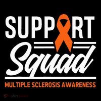 Ms Warrior Ms Support Squad Multiple Sclerosis Awareness T-Shirt thumb 7