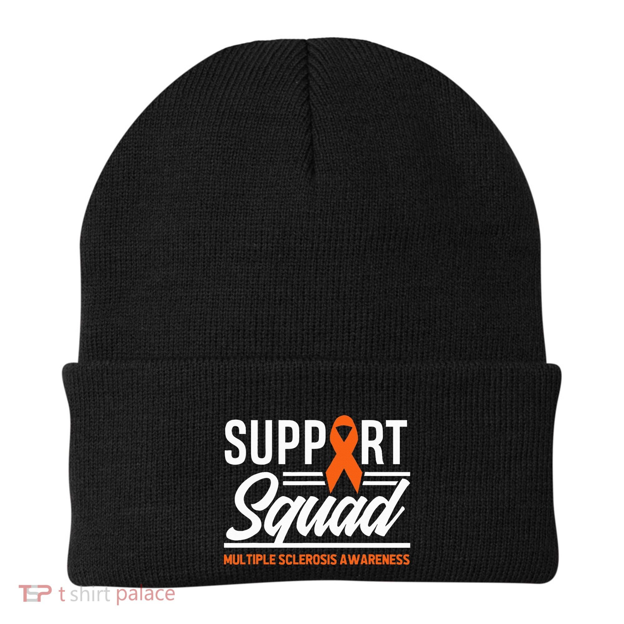 Ms Warrior Ms Support Squad Multiple Sclerosis Awareness Beanie