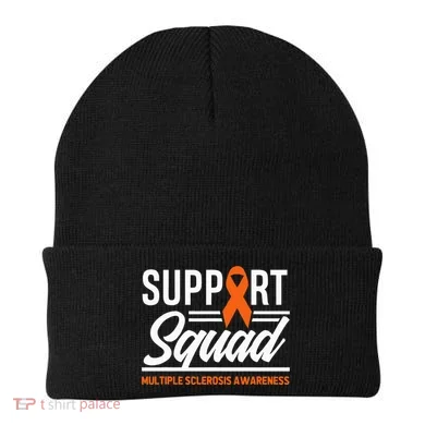 Ms Warrior Ms Support Squad Multiple Sclerosis Awareness Beanie