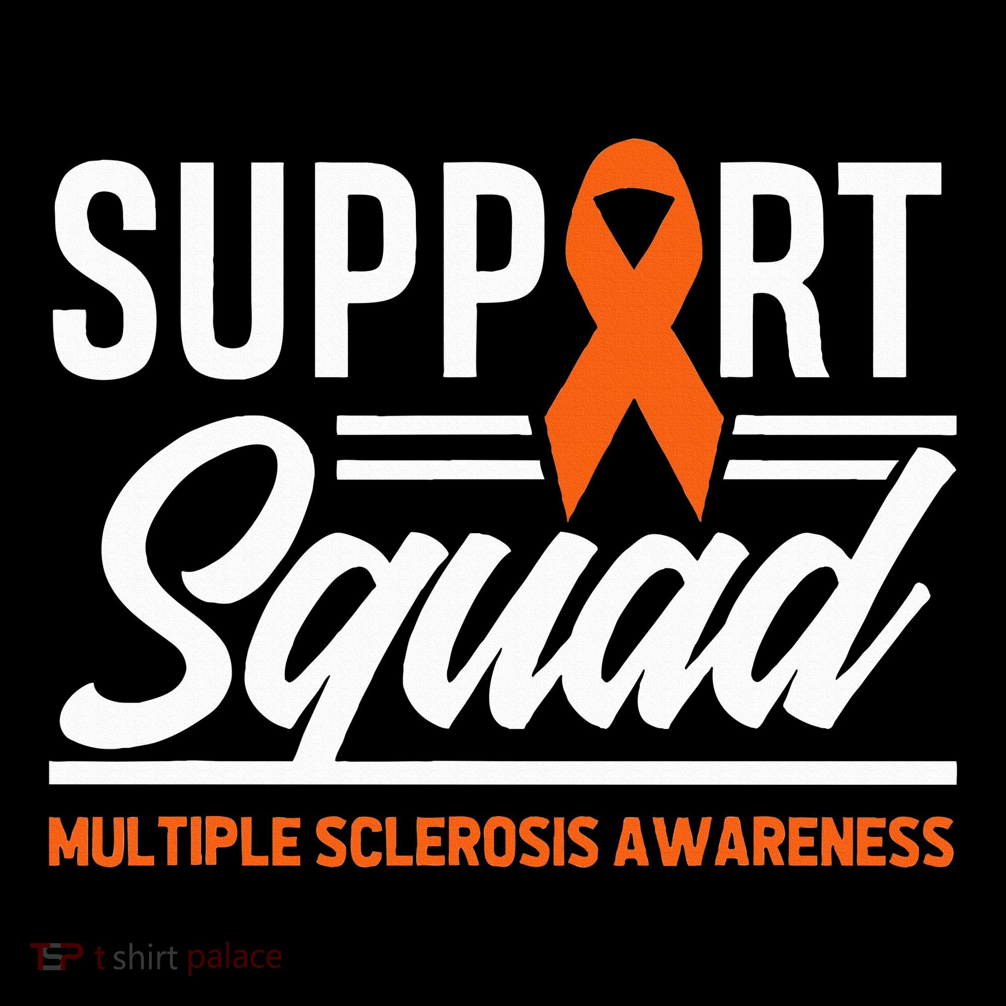 Ms Warrior Ms Support Squad Multiple Sclerosis Awareness Coaster