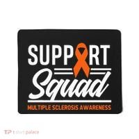 Ms Warrior Ms Support Squad Multiple Sclerosis Awareness Mousepad thumb 0