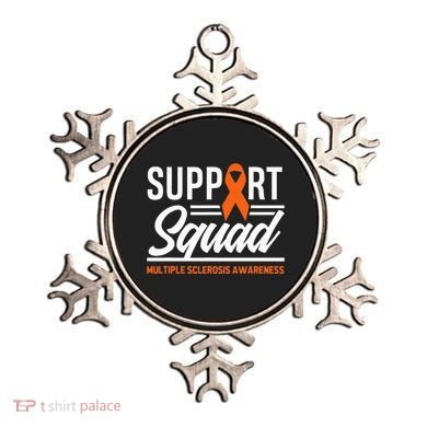Ms Warrior Ms Support Squad Multiple Sclerosis Awareness Ornament