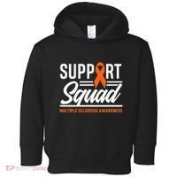 Ms Warrior Ms Support Squad Multiple Sclerosis Awareness Toddler Hoodie thumb 0