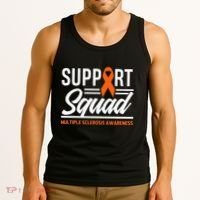 Ms Warrior Ms Support Squad Multiple Sclerosis Awareness Tank Top thumb 3