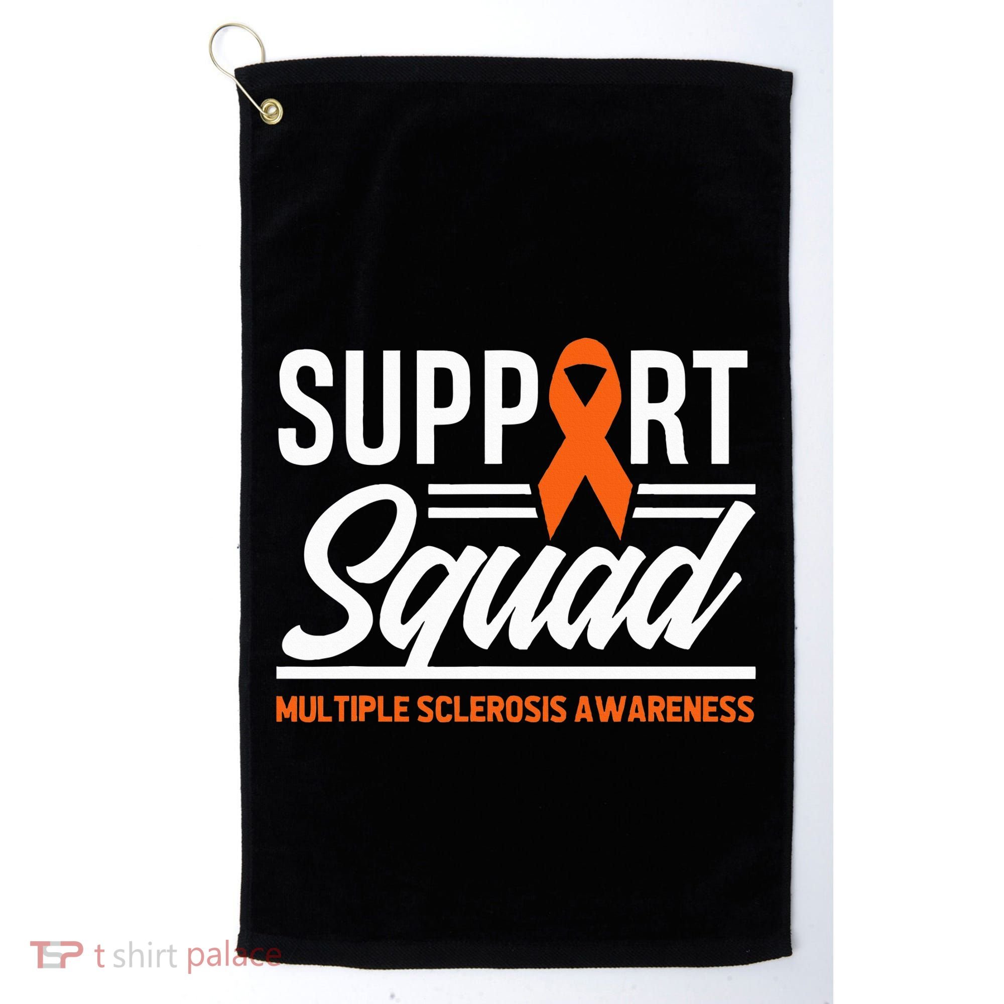 Ms Warrior Ms Support Squad Multiple Sclerosis Awareness Golf Towel