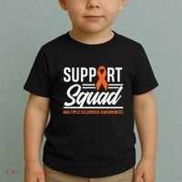 Ms Warrior Ms Support Squad Multiple Sclerosis Awareness Toddler T-Shirt thumb 2