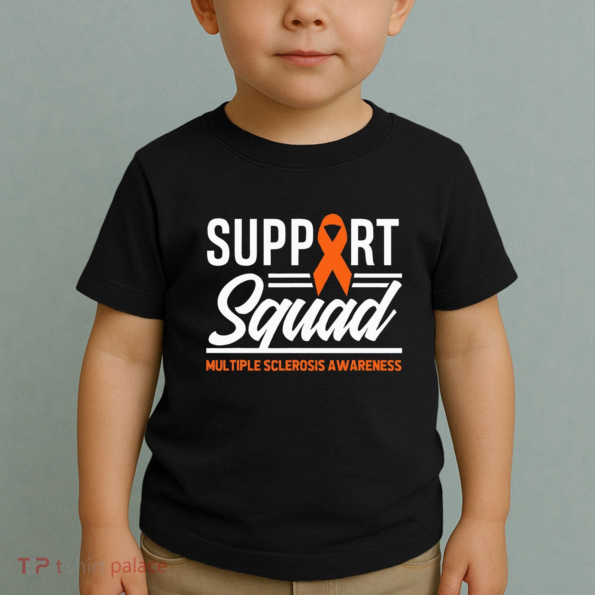 Ms Warrior Ms Support Squad Multiple Sclerosis Awareness Toddler T-Shirt