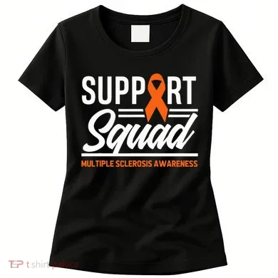 Ms Warrior Ms Support Squad Multiple Sclerosis Awareness Women's T-Shirt