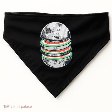 Moon Watermelon USA-Made Doggie Bandana