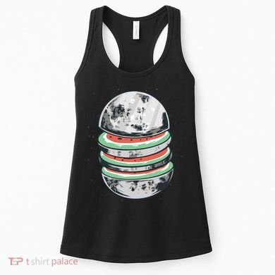 Moon Watermelon Women's Tank Top