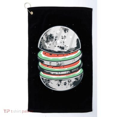 Moon Watermelon Golf Towel