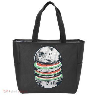 Moon Watermelon Tote Bag