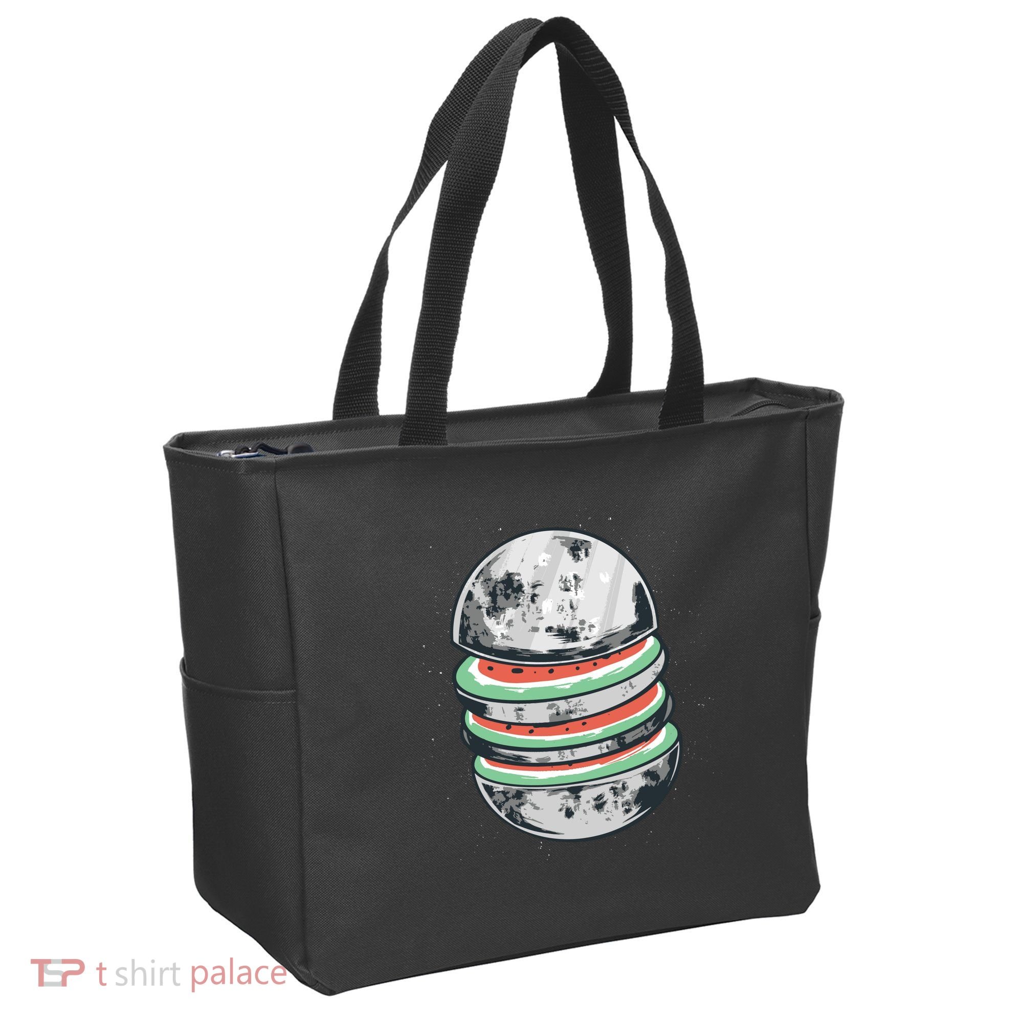 Moon Watermelon Tote Bag