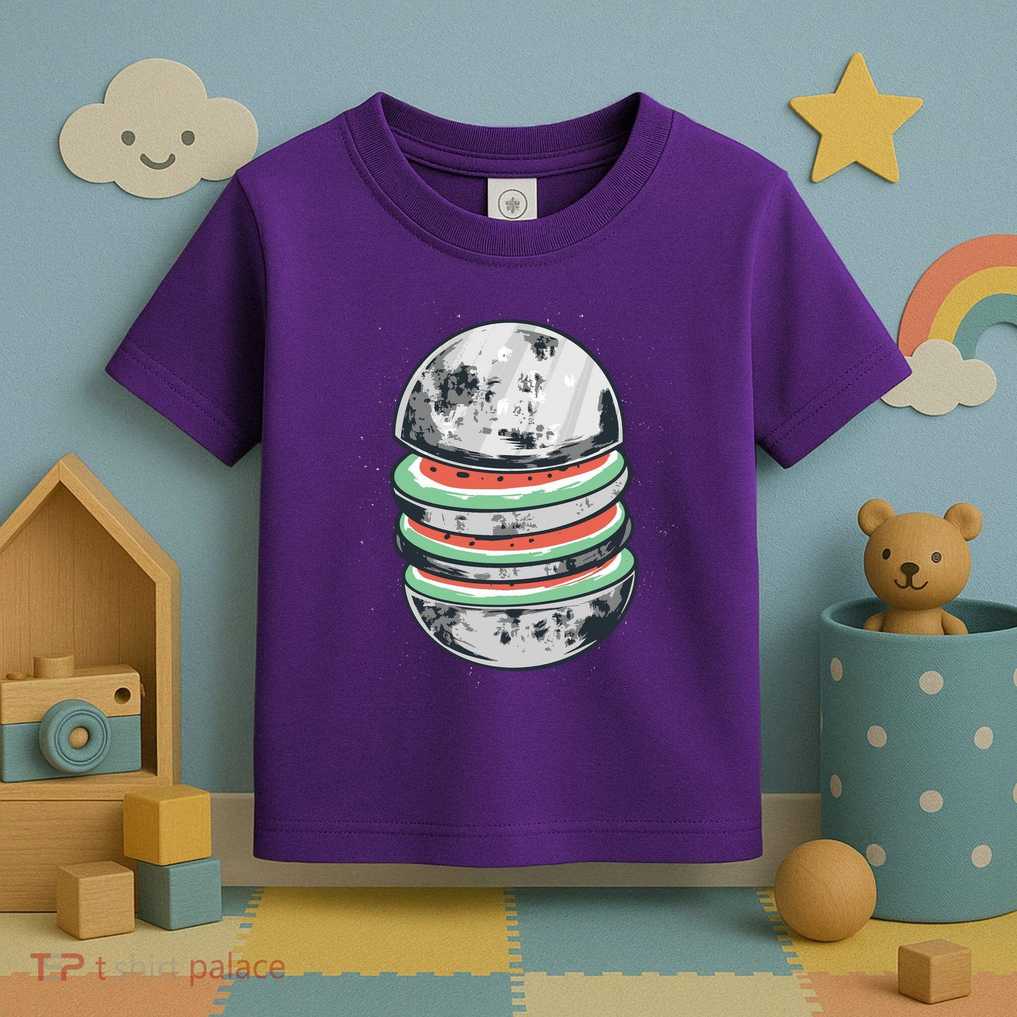 Moon Watermelon Toddler T-Shirt