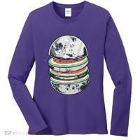 Moon Watermelon Women's Long Sleeve Shirt thumb 0