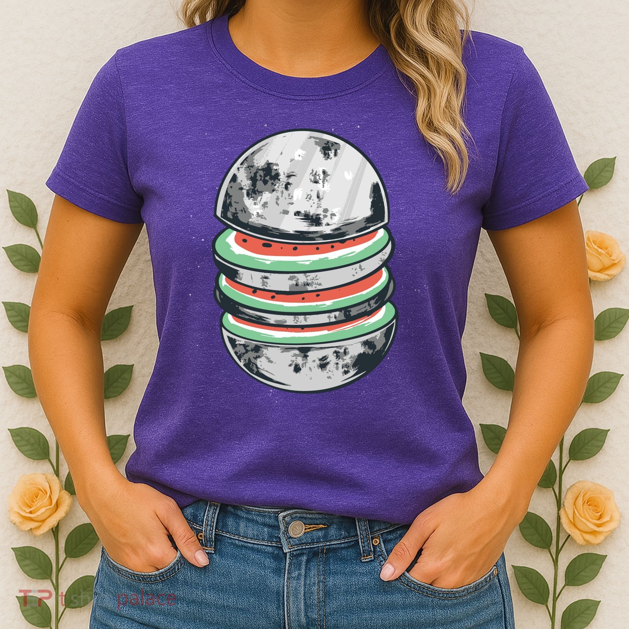 Moon Watermelon Women's T-Shirt