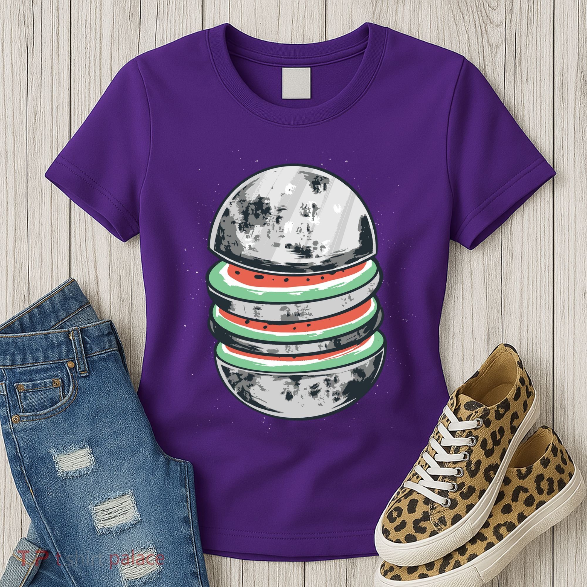 Moon Watermelon Women's T-Shirt