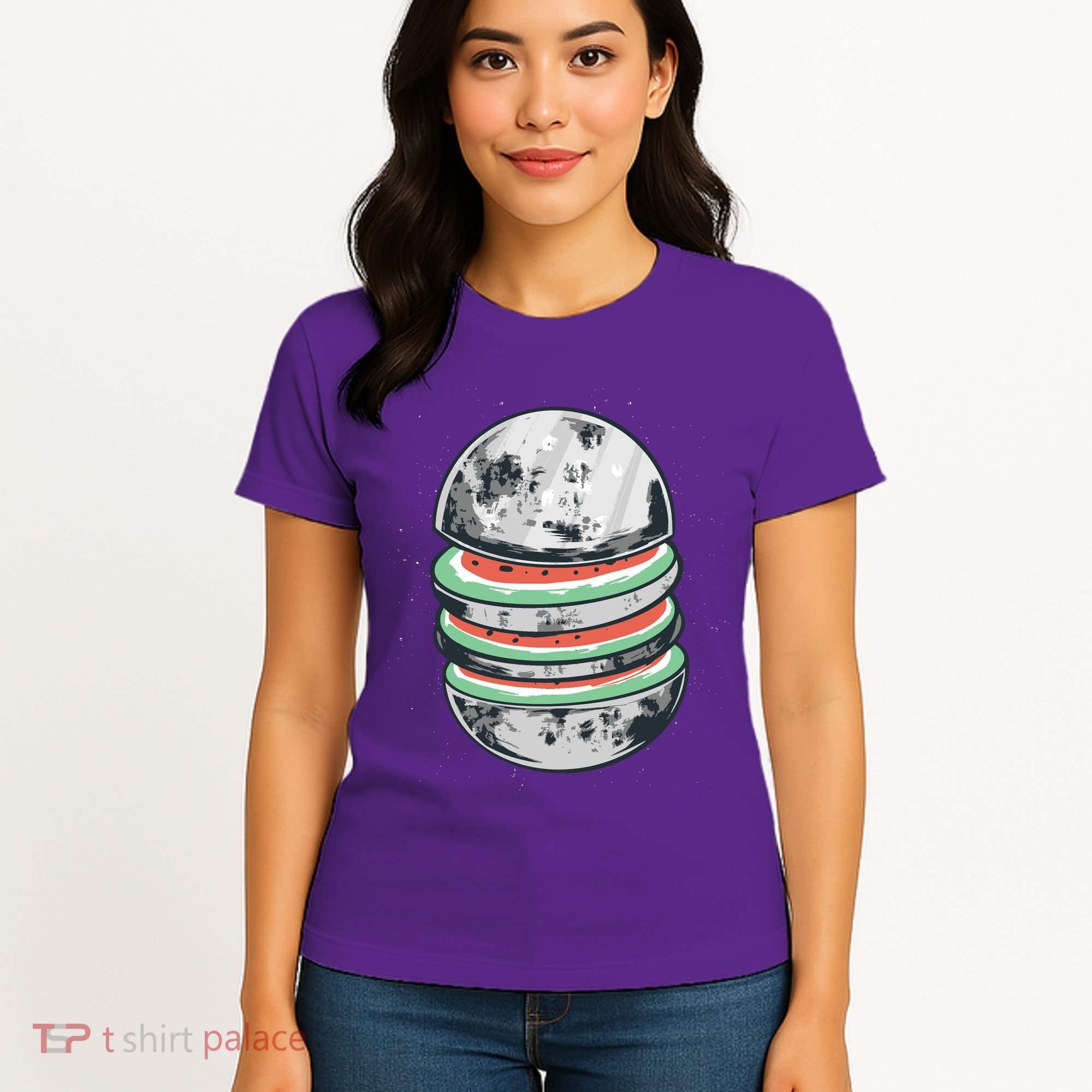 Moon Watermelon Women's T-Shirt
