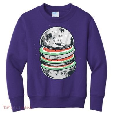 Moon Watermelon Kids Sweatshirt