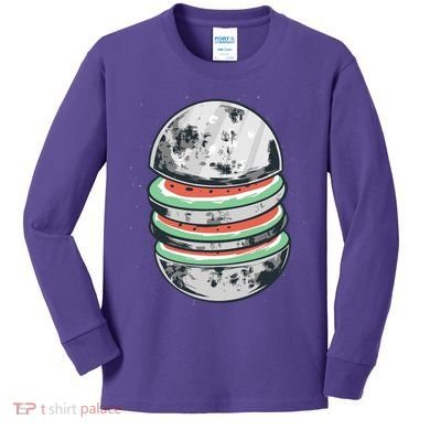 Moon Watermelon Kids Long Sleeve Shirt