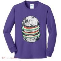 Moon Watermelon Kids Long Sleeve Shirt thumb 0