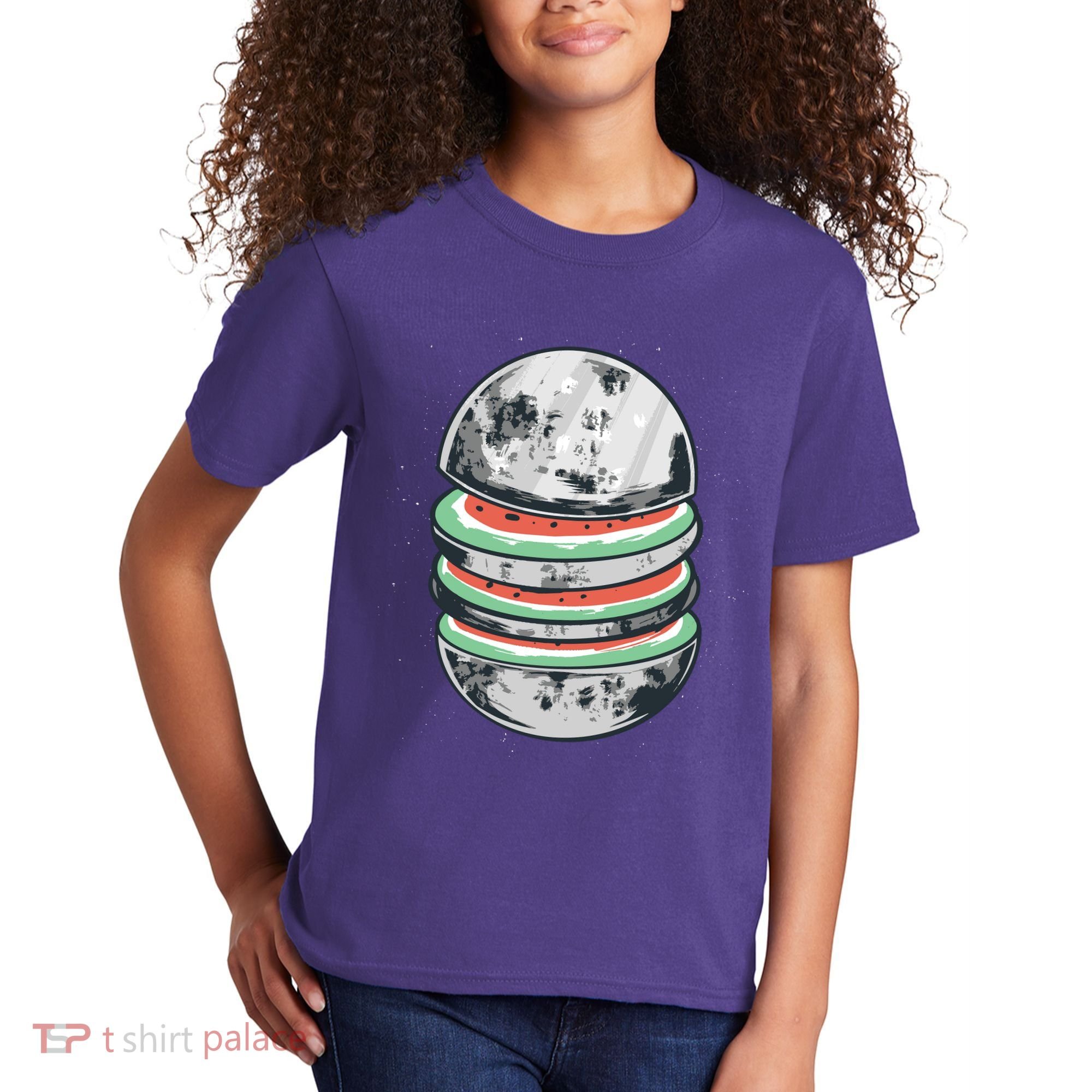 Moon Watermelon Kids T-Shirt