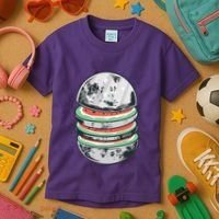Moon Watermelon Kids T-Shirt thumb 3