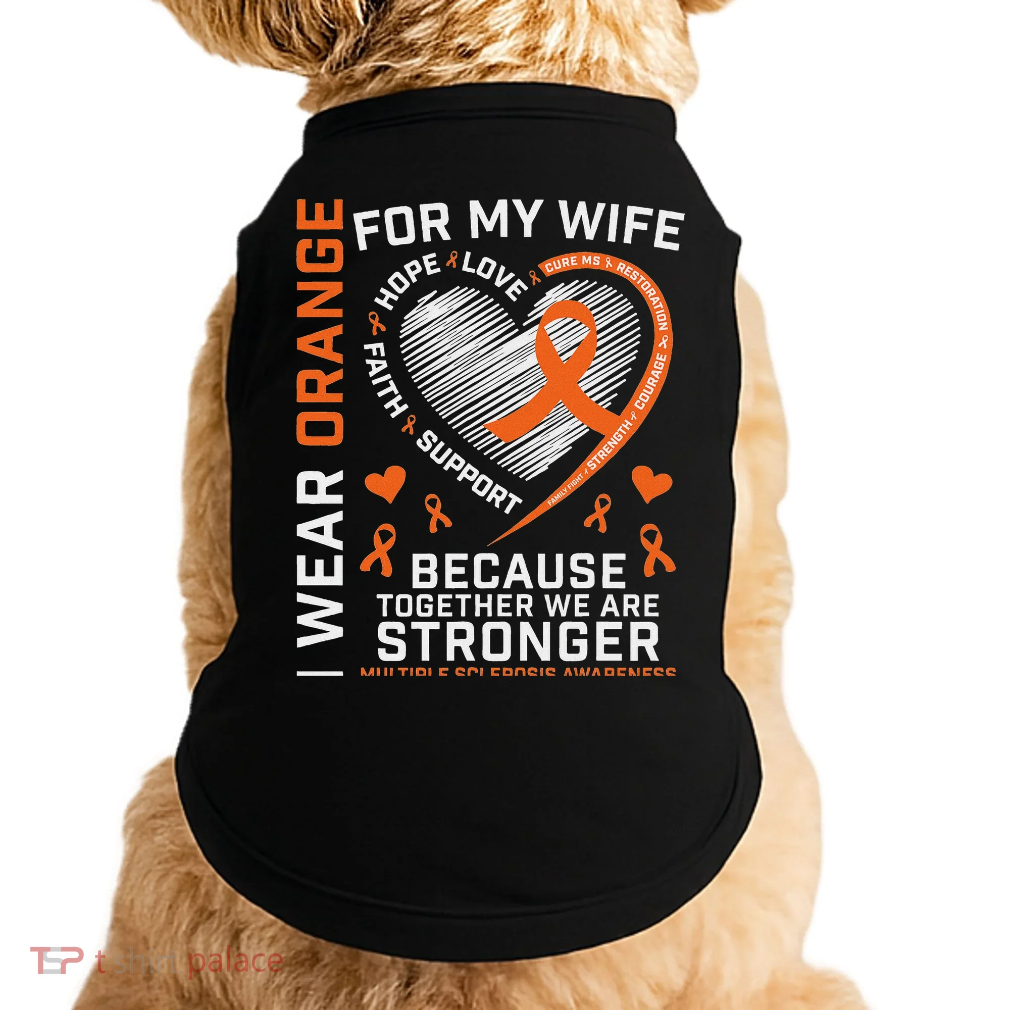 Ms Wife Multiple Sclerosis Ms Awareness Doggie Tank