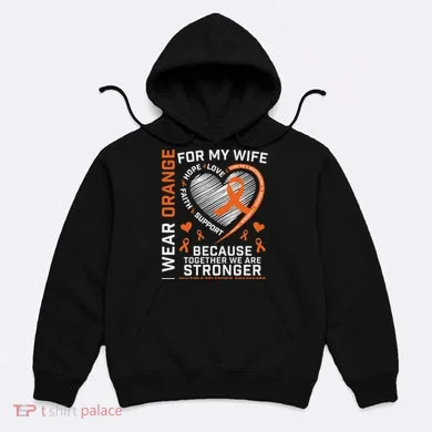 Ms Wife Multiple Sclerosis Ms Awareness Hoodie