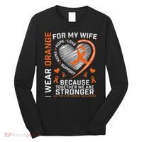 Ms Wife Multiple Sclerosis Ms Awareness Long Sleeve Shirt thumb 0