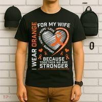 Ms Wife Multiple Sclerosis Ms Awareness T-Shirt thumb 6