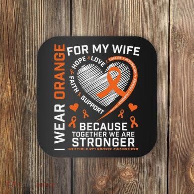 Ms Wife Multiple Sclerosis Ms Awareness Coaster