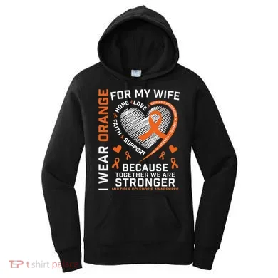 Ms Wife Multiple Sclerosis Ms Awareness Women's Hoodie