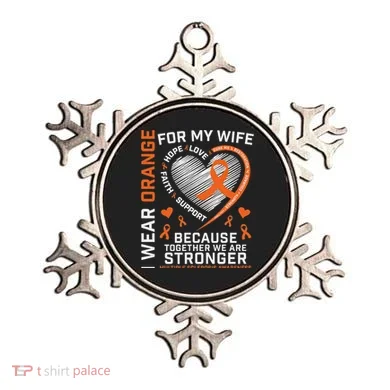 Ms Wife Multiple Sclerosis Ms Awareness Ornament