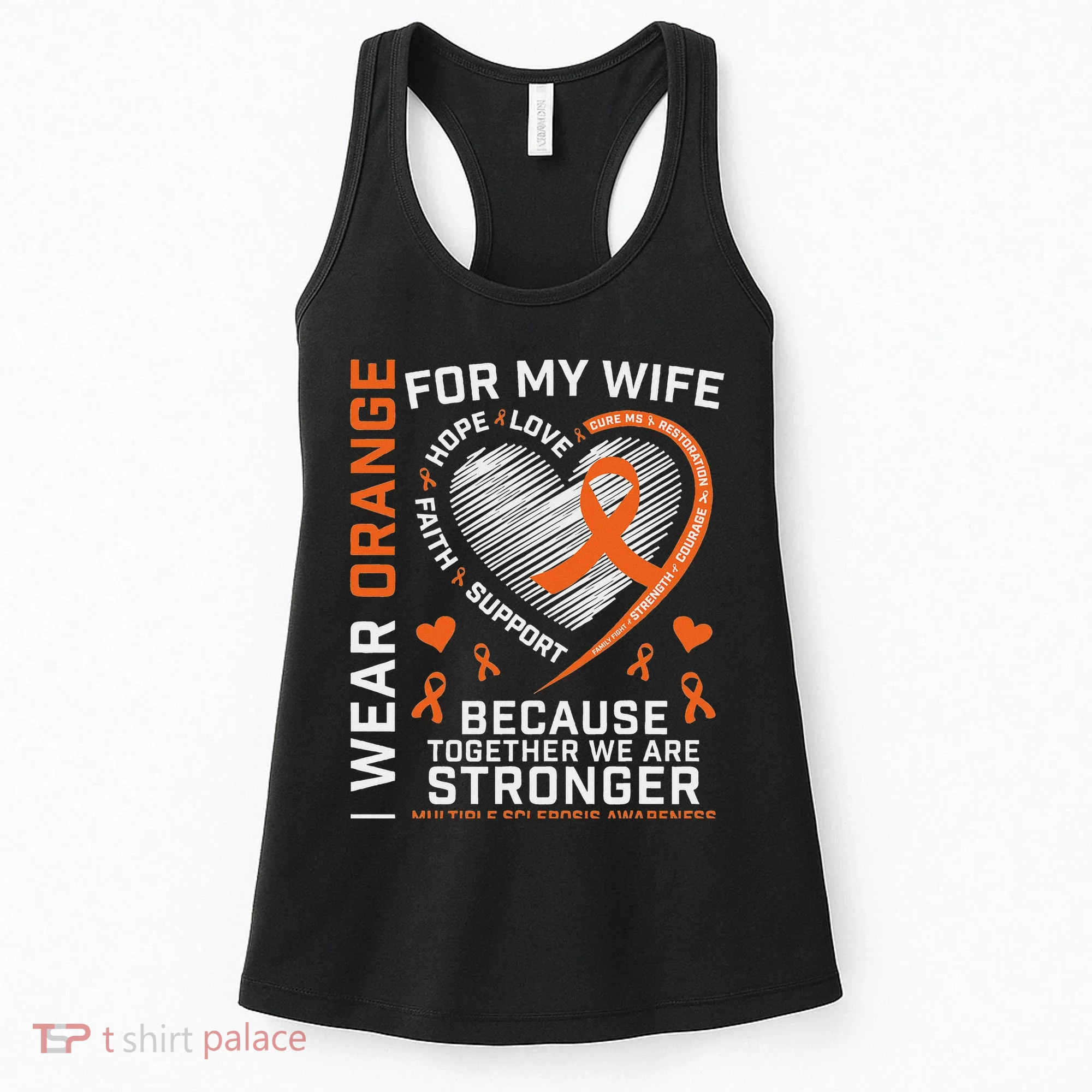 Ms Wife Multiple Sclerosis Ms Awareness Women's Tank Top