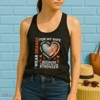 Ms Wife Multiple Sclerosis Ms Awareness Women's Tank Top thumb 2