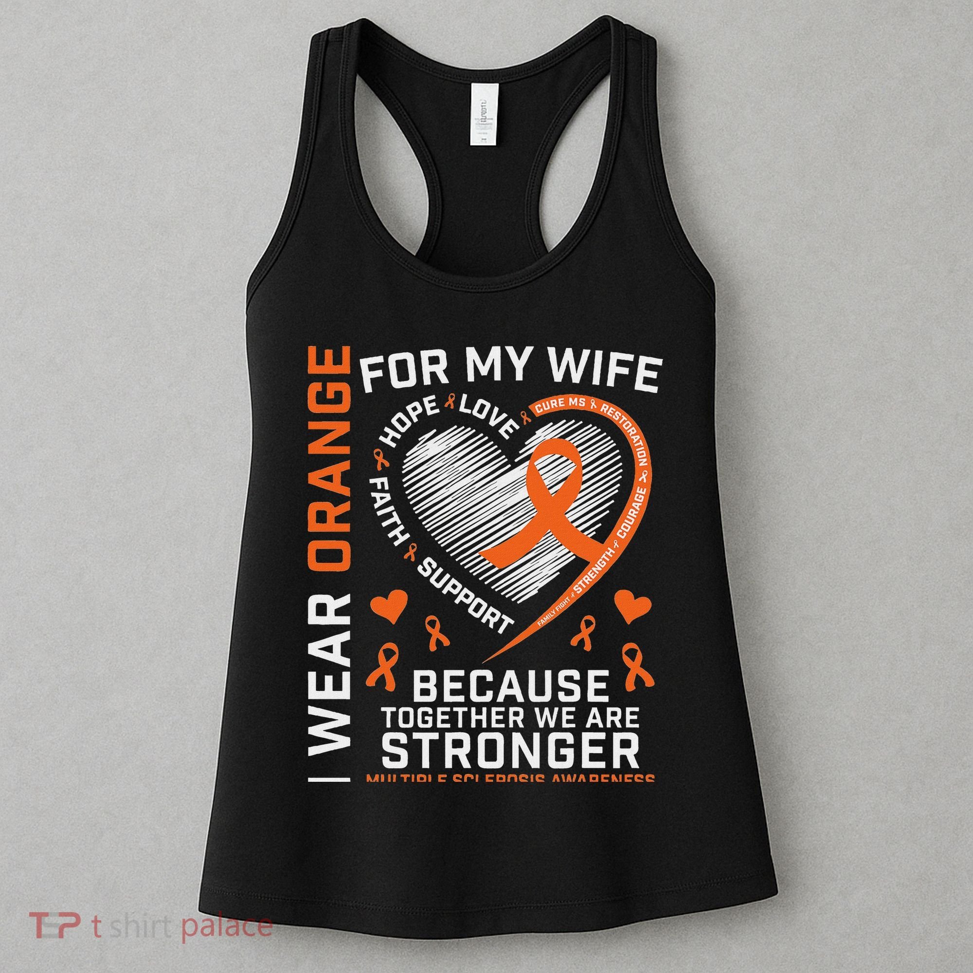 Ms Wife Multiple Sclerosis Ms Awareness Women's Tank Top