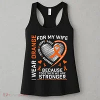 Ms Wife Multiple Sclerosis Ms Awareness Women's Tank Top thumb 3