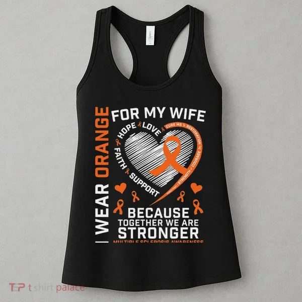Ms Wife Multiple Sclerosis Ms Awareness Women's Tank Top