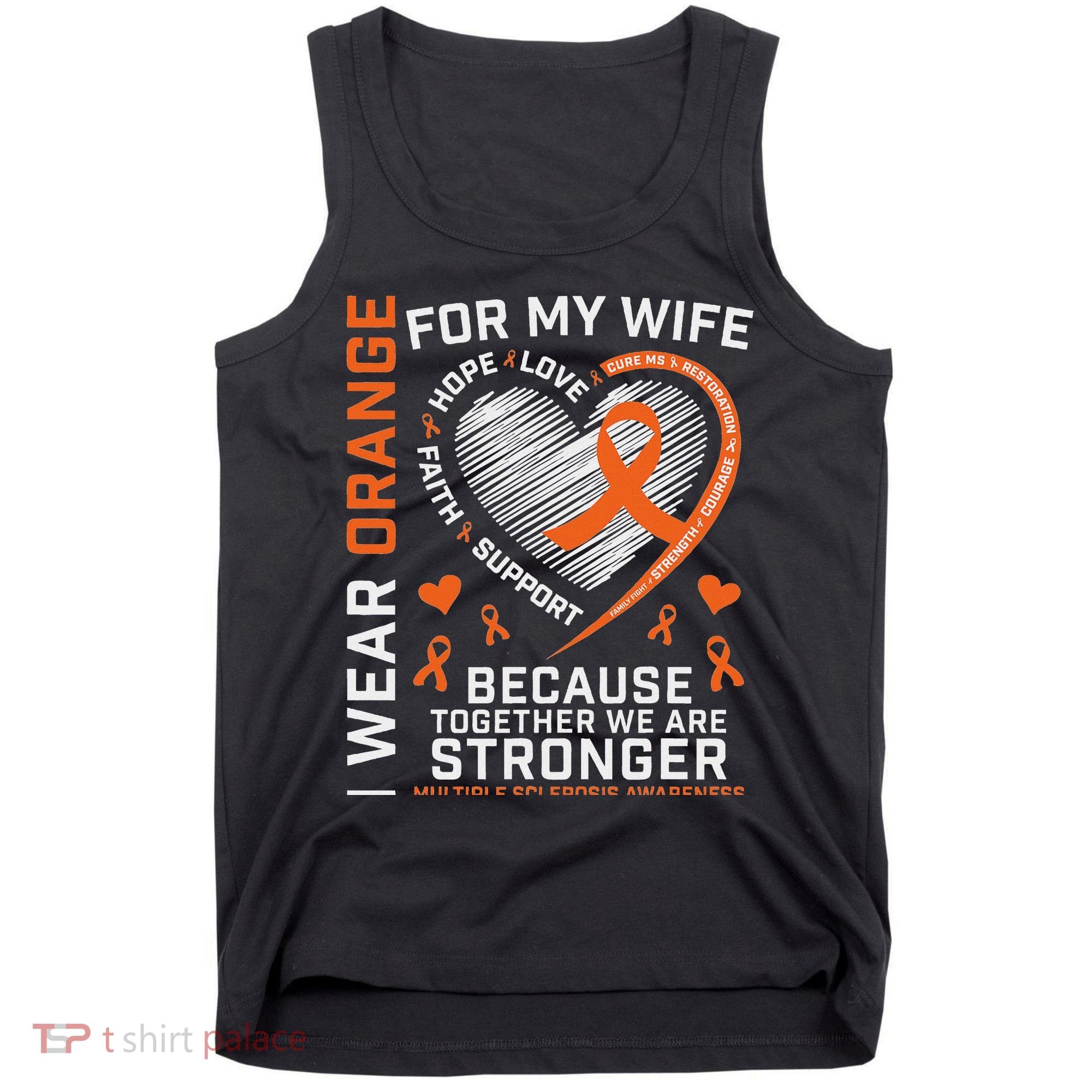 Ms Wife Multiple Sclerosis Ms Awareness Tank Top