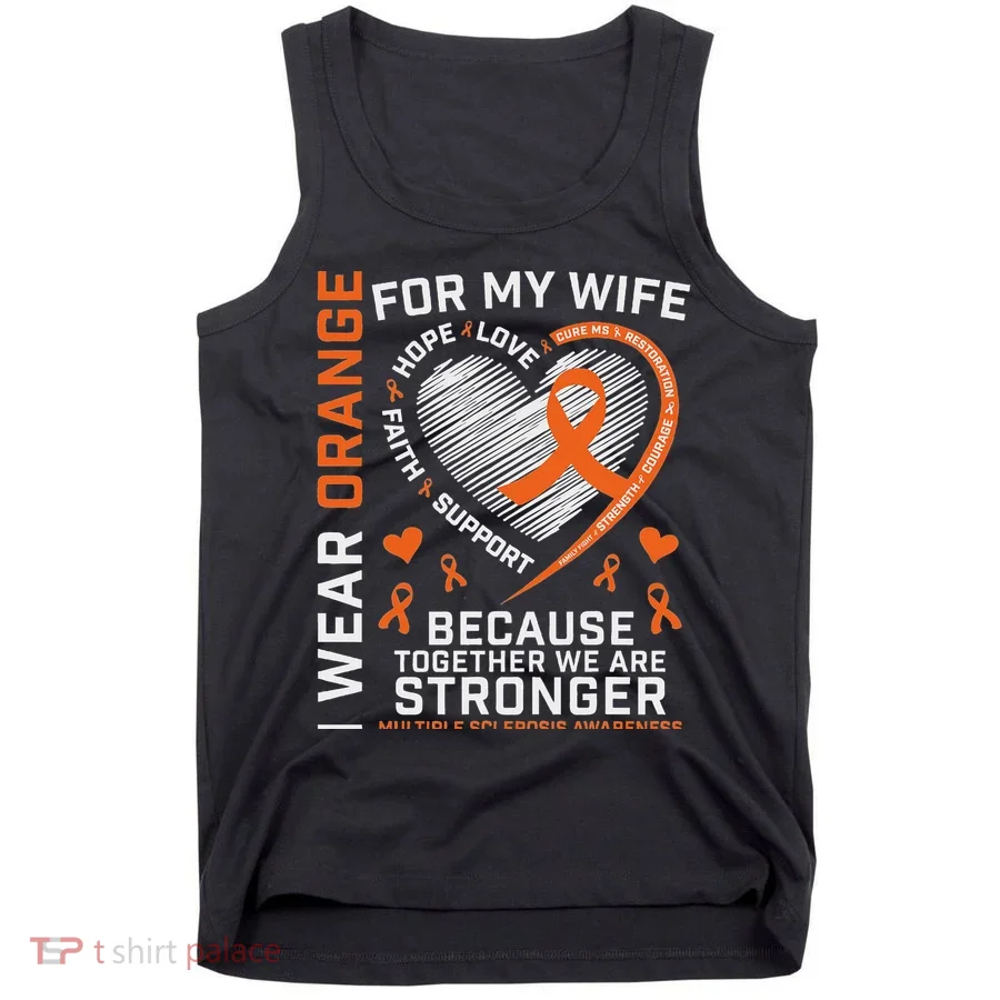 Ms Wife Multiple Sclerosis Ms Awareness Tank Top
