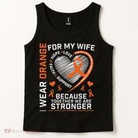 Ms Wife Multiple Sclerosis Ms Awareness Tank Top thumb 2