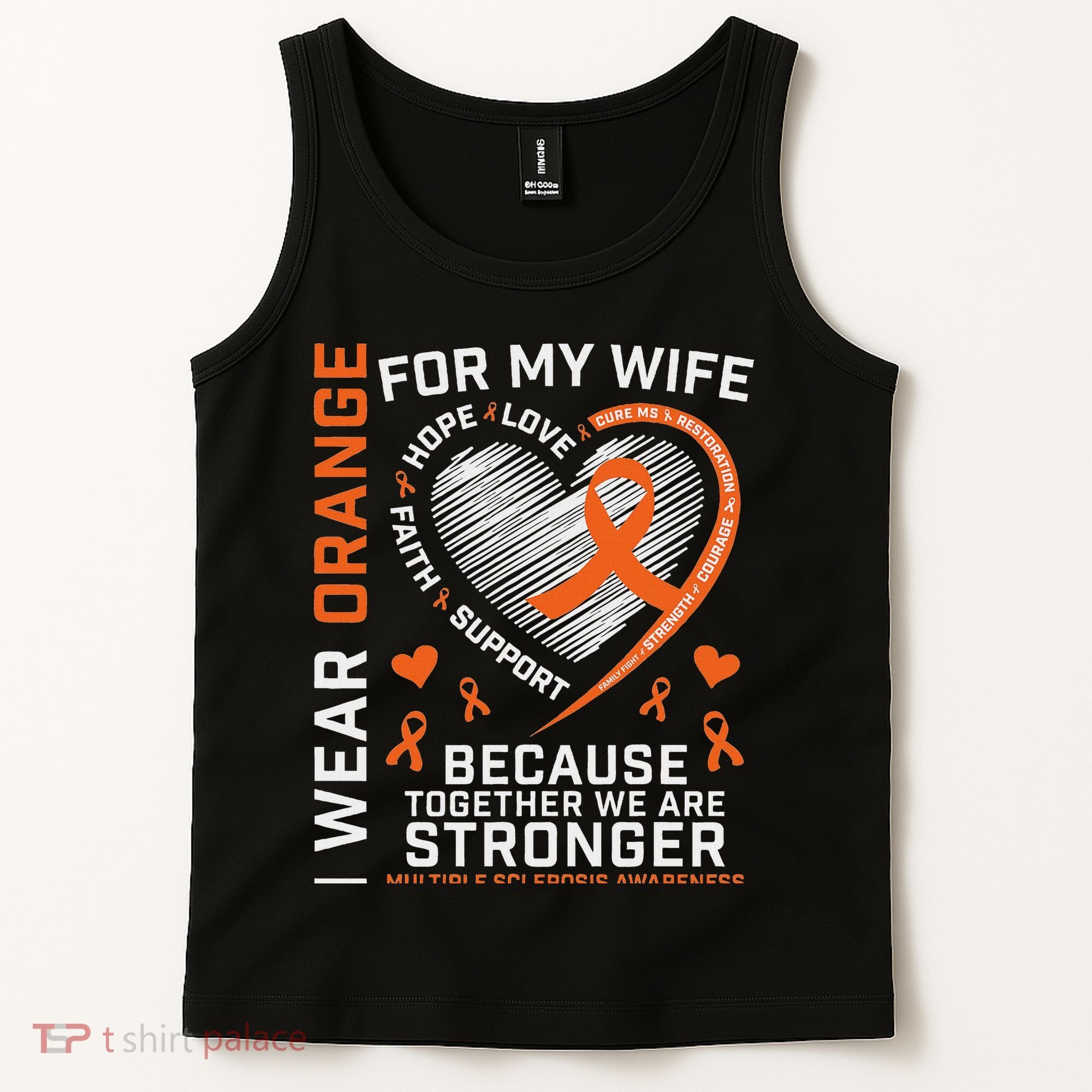 Ms Wife Multiple Sclerosis Ms Awareness Tank Top
