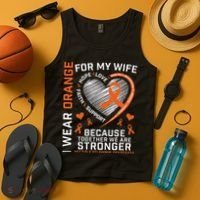 Ms Wife Multiple Sclerosis Ms Awareness Tank Top thumb 4