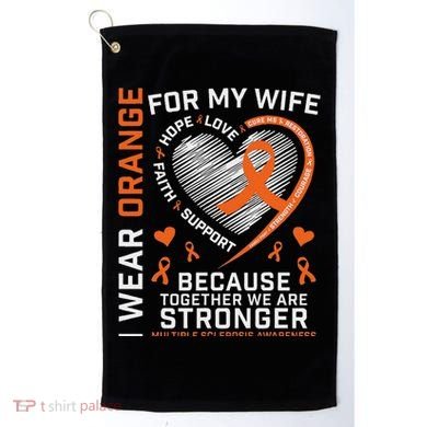 Ms Wife Multiple Sclerosis Ms Awareness Golf Towel
