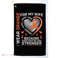 Ms Wife Multiple Sclerosis Ms Awareness Golf Towel thumb 0