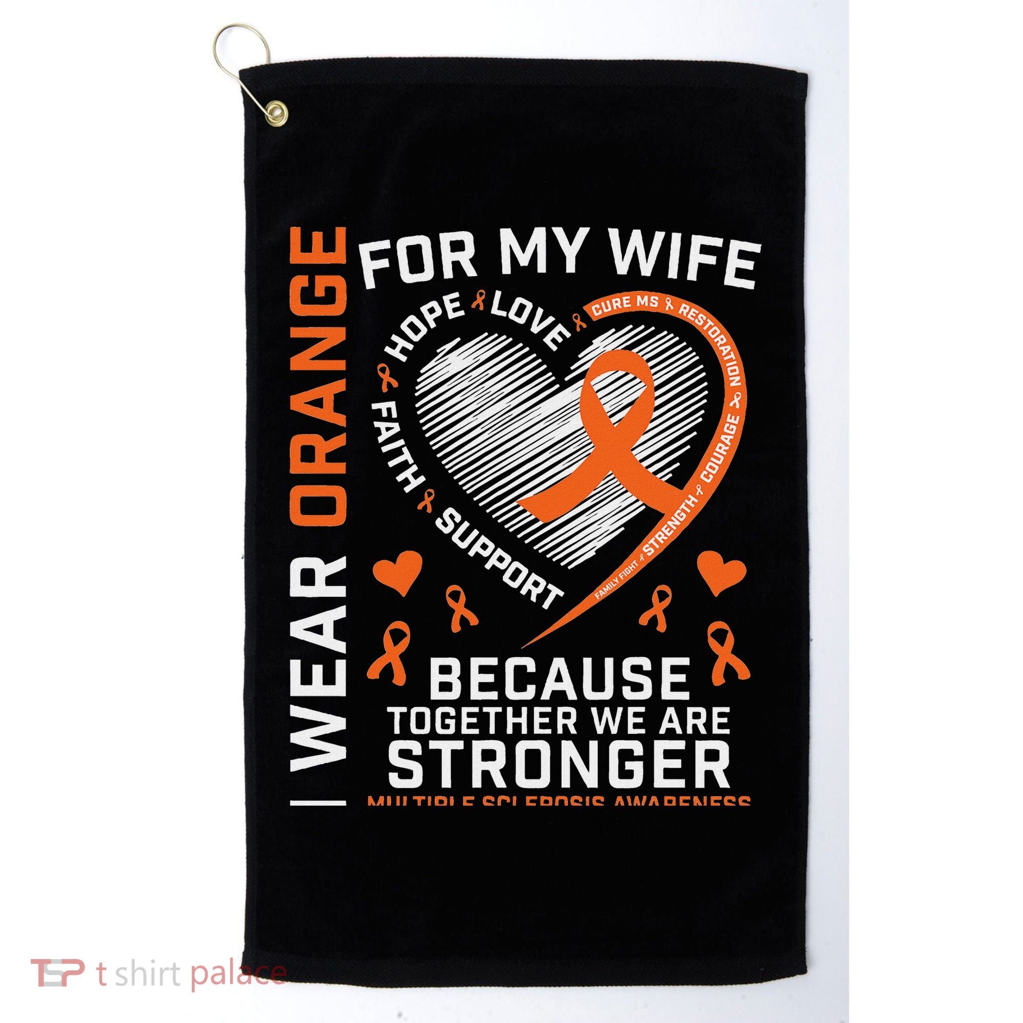 Ms Wife Multiple Sclerosis Ms Awareness Golf Towel