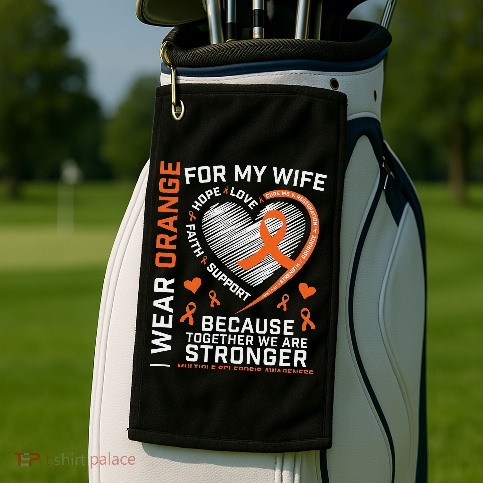 Ms Wife Multiple Sclerosis Ms Awareness Golf Towel