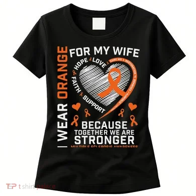 Ms Wife Multiple Sclerosis Ms Awareness Women's T-Shirt