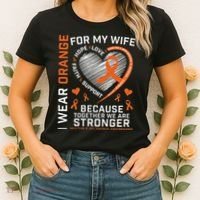 Ms Wife Multiple Sclerosis Ms Awareness Women's T-Shirt thumb 2